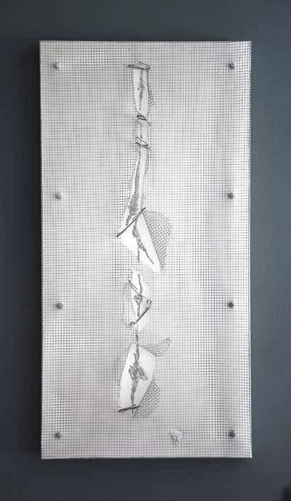 Lacerations 3 - a Paint Artowrk by Monica  De Agostini
